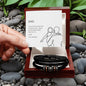 To My Dad - Love You Forever Bracelet