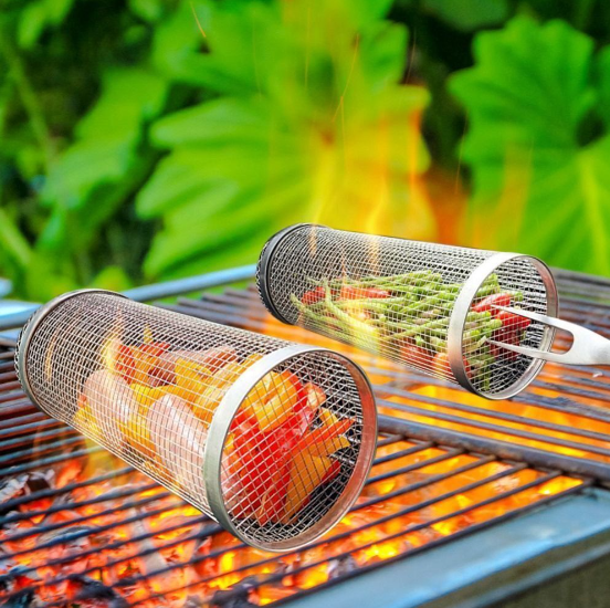 Cylinder Grill Basket