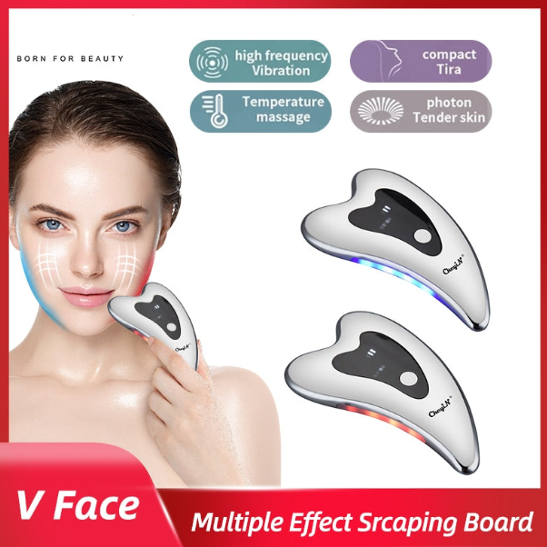 LED Light Vibration Face Lifting Tool