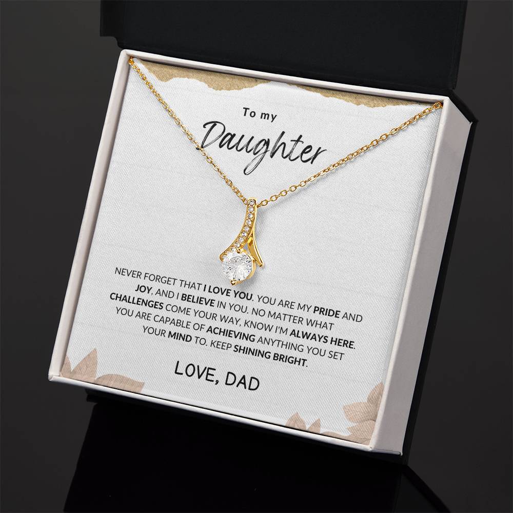 To My Daughter - Alluring Beauty Necklace