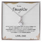 To My Daughter - Alluring Beauty Necklace