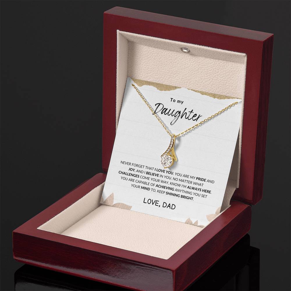 To My Daughter - Alluring Beauty Necklace