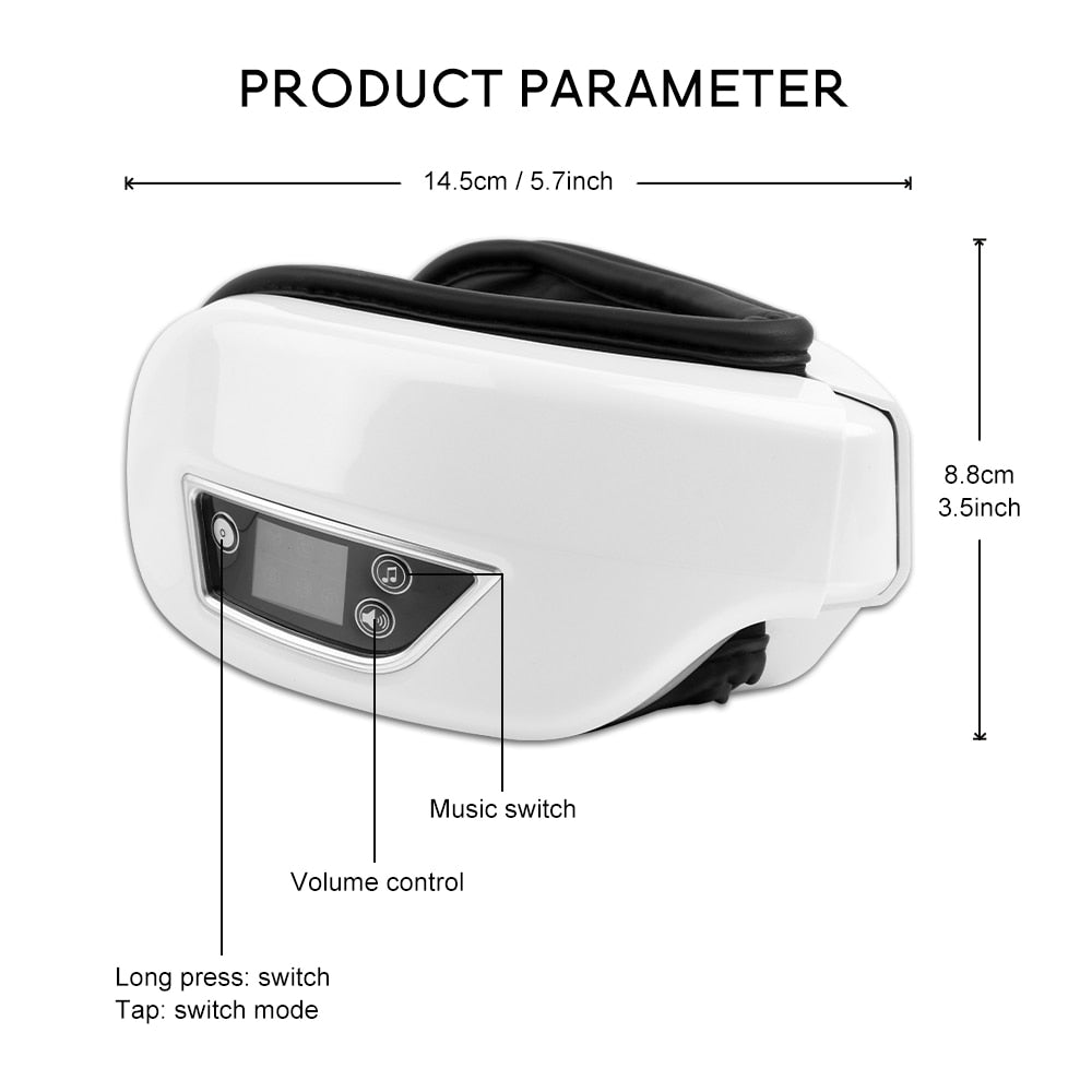 Bluetooth Eye Massager with Electric Vibration