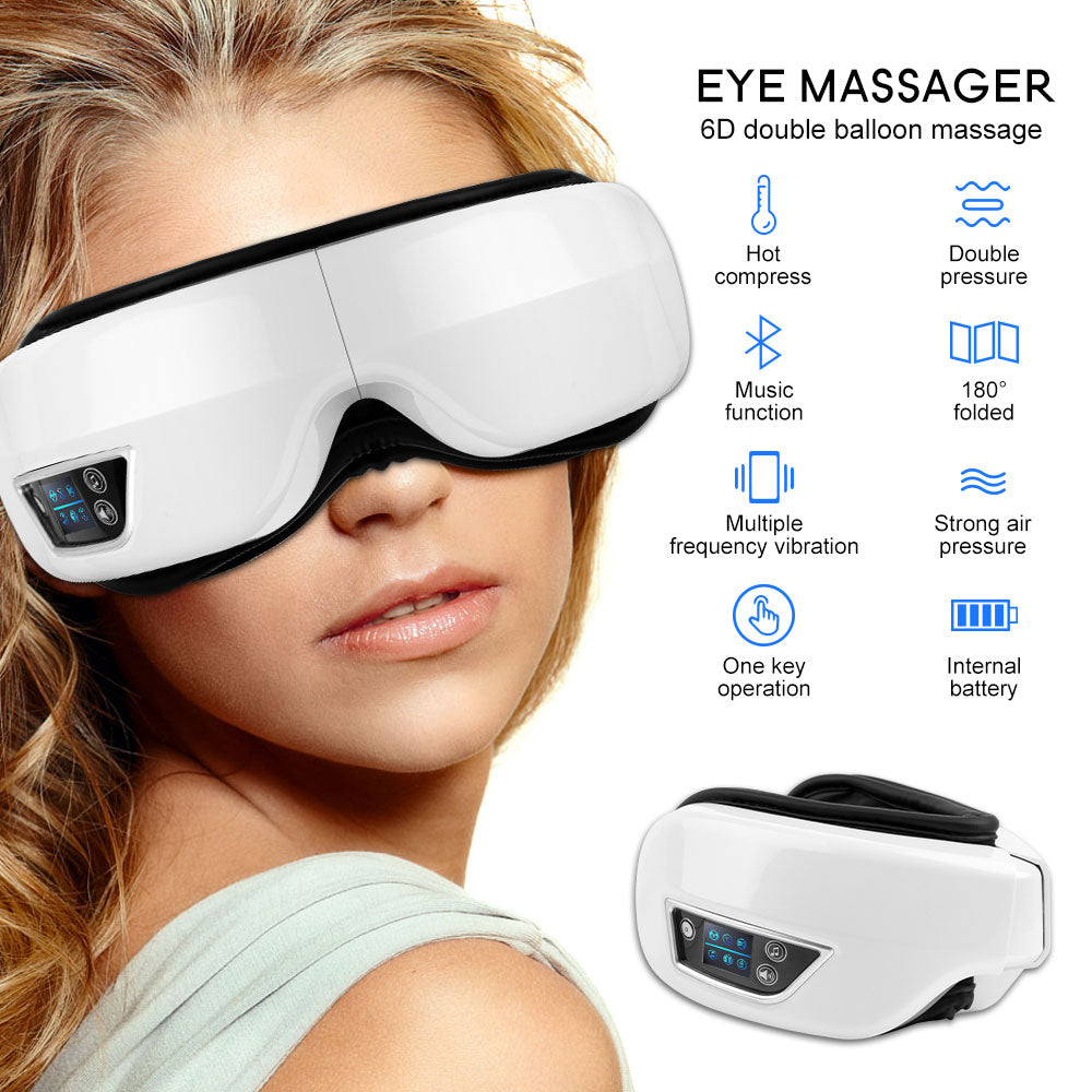 Bluetooth Eye Massager with Electric Vibration