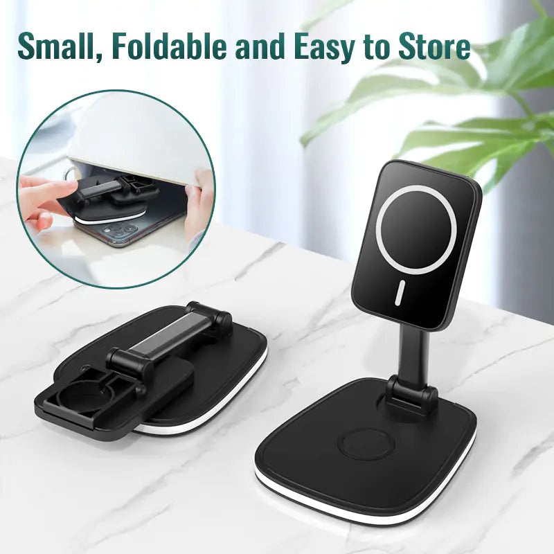 3-in-1 Magnetic Folding Wireless Charger